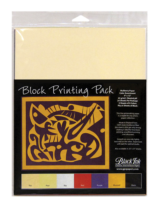 Assorted Colors Block Printing Pack GPC PapersGPC Papers
