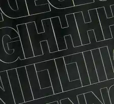 3/4″ Black Gothic Vinyl Letters/Numbers Set