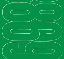 4″ Green Gothic Vinyl Numbers Set