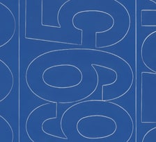 4″ Blue Medium (Helvetica) Vinyl Numbers Set
