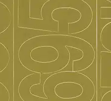 6″ Gold Medium (Helvetica) Vinyl Numbers Set