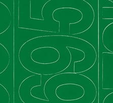 4″ Green Medium (Helvetica) Vinyl Numbers Set