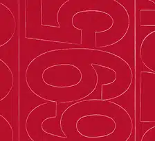 6″ Red Medium (Helvetica) Vinyl Numbers Set