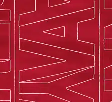 6″ Red Medium (Helvetica) Vinyl Lettering Set