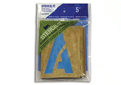 5" Oil Board Stencil Set