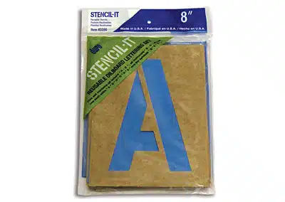 8″ Oil Board Stencil Set