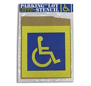 Parking Lot Stencil-Handicap Symbol