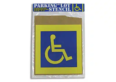 Parking Lot Stencil-Handicap Symbol