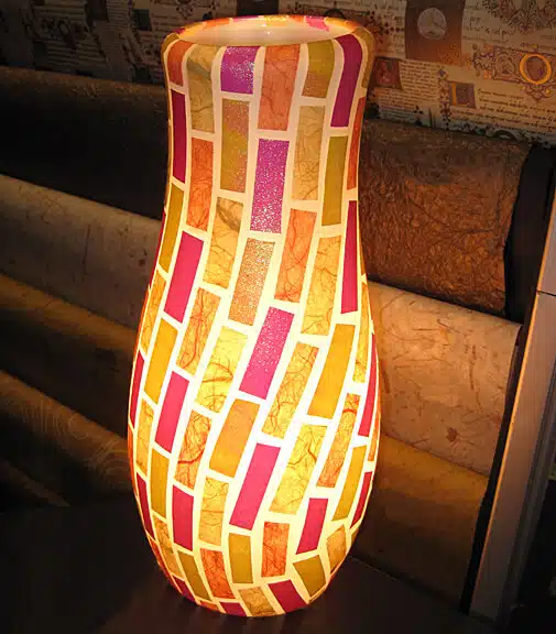 Paper Mosaic Lamp