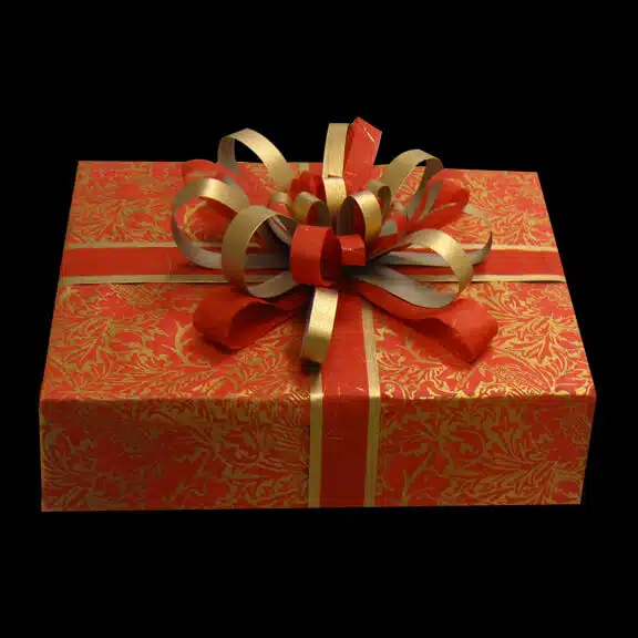 Ribbons and Leaves Giftwrap