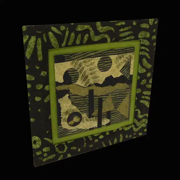 Collage Amala Leaf/Green Tribal