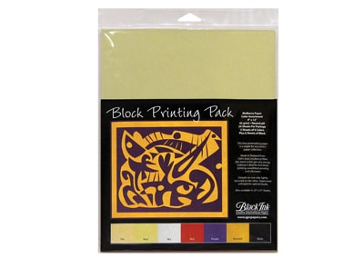 Assorted Colors Block Printing Pack
