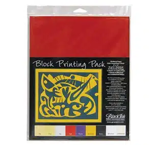 Assorted Colors "Plus" Block Printing Pack