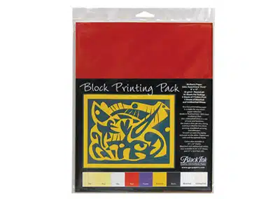 Assorted Colors “Plus” Block Printing Pack