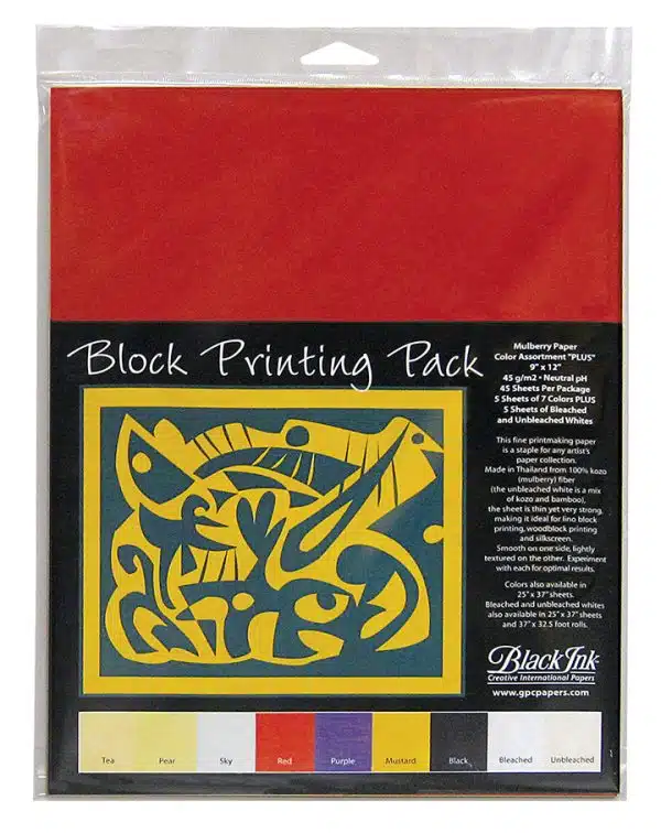 Assorted Colors “Plus” Block Printing Pack | Graphic Products Corporation
