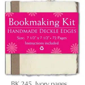 Bookmaking Kit 7.5"x7.5" - 72 Ivory Pages