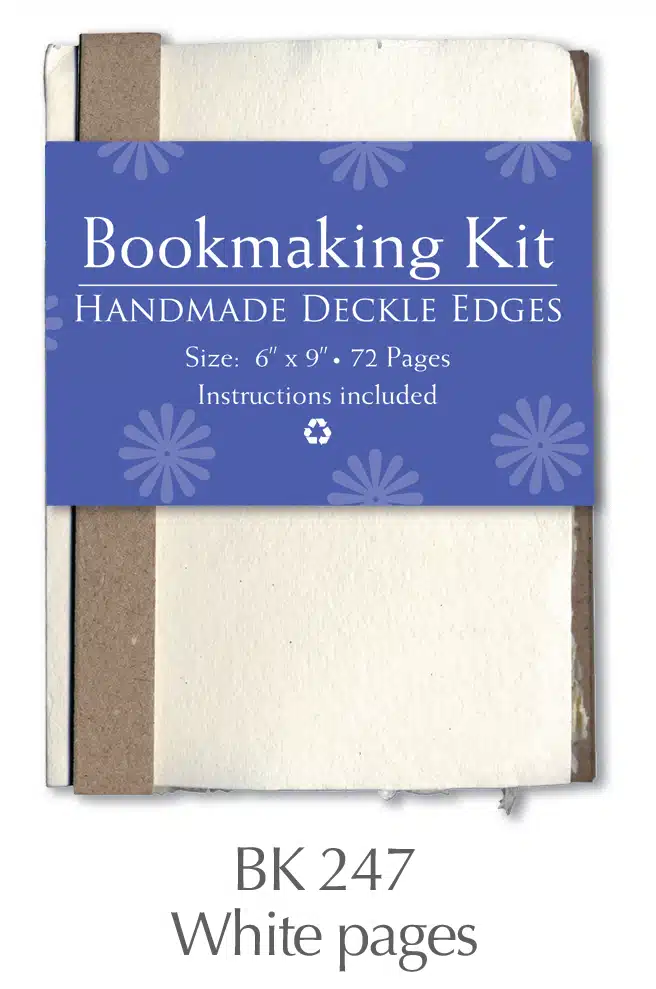 Bookmaking Kit 6″x9″ – 72 White Pages