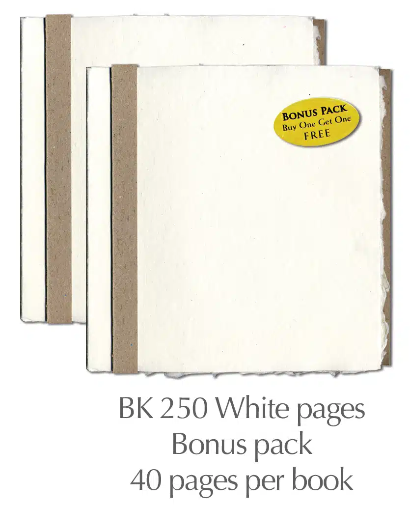 Bookmaking Kit 7.5″x7.5″ – 40 White Pages