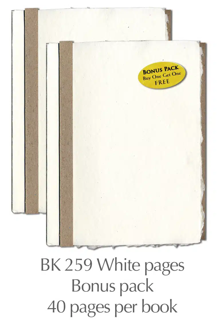 Bookmaking Kit 6″x9″ – 40 White Pages