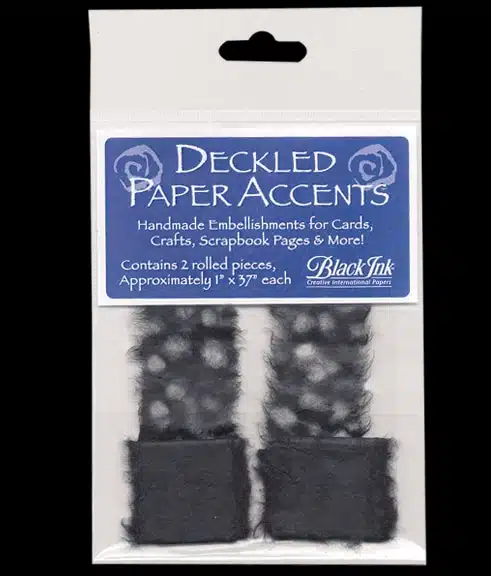 Black Deckled Lace Trim