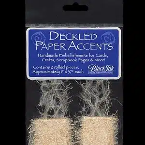 Natural Abaca Asarakusui Deckled Lace Trim