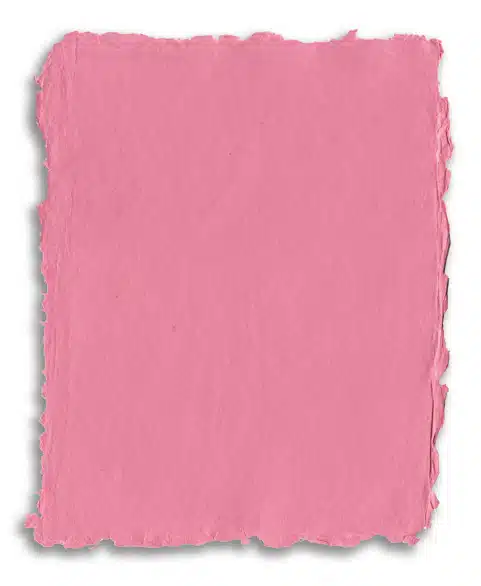 Deckle Edge Pastel Paper 8.5″x11″ – Pink