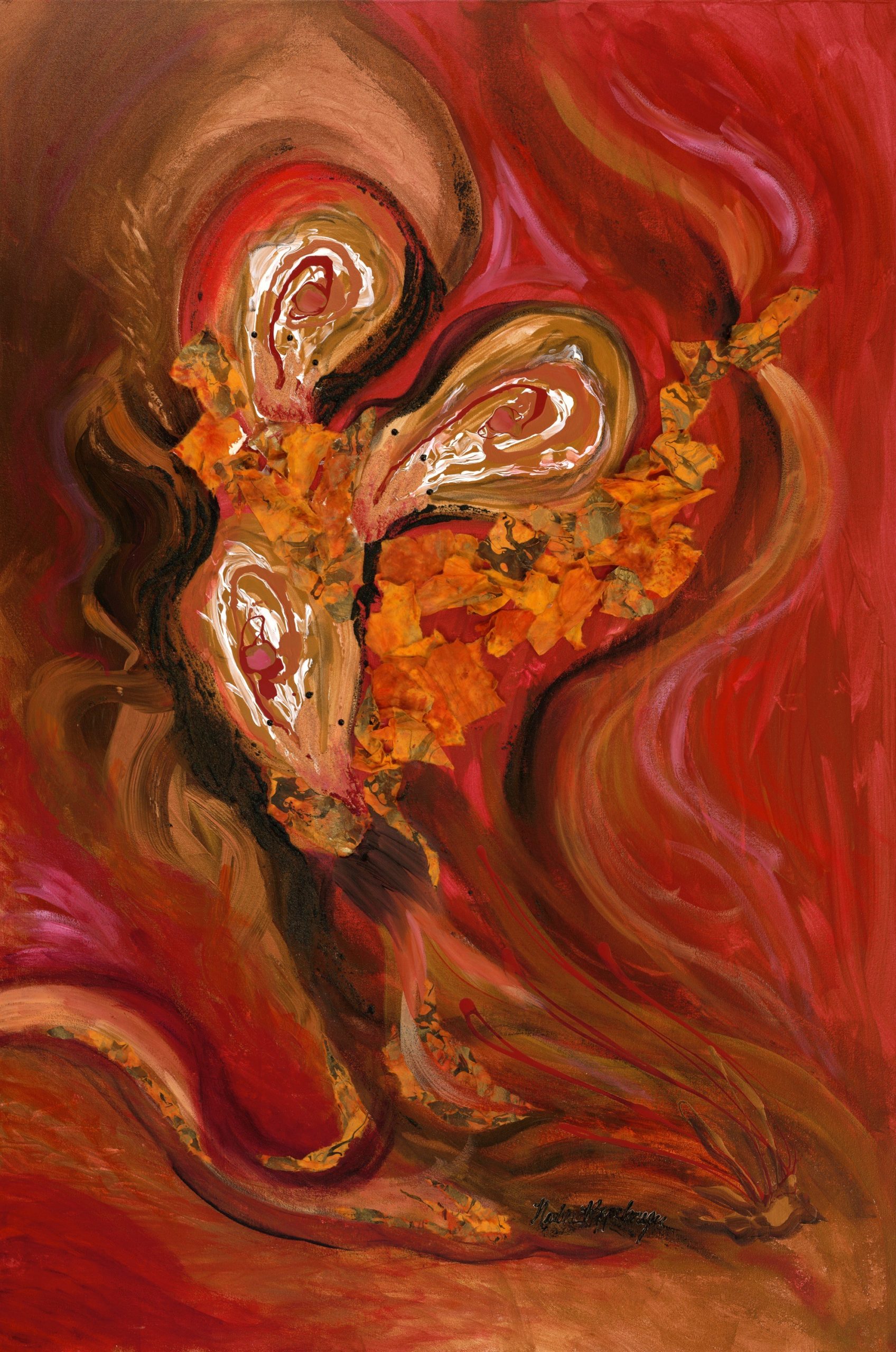 “Flaming Bouquet” by Nadine Ripplemeyer