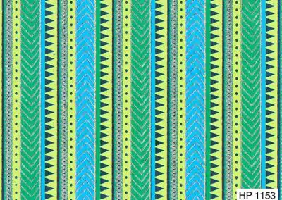 Screenprint Sawtooth – Green/Blue