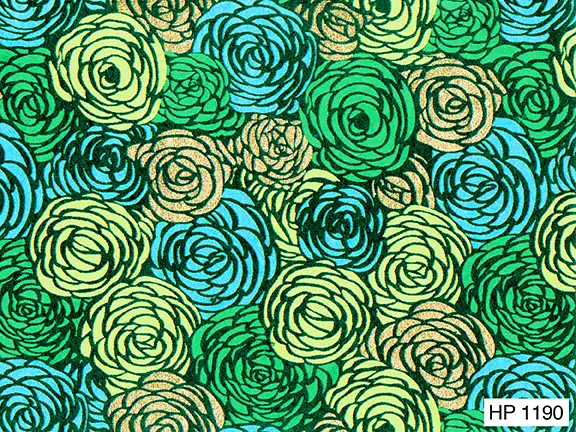Screenprint Cabbage Rose – Green