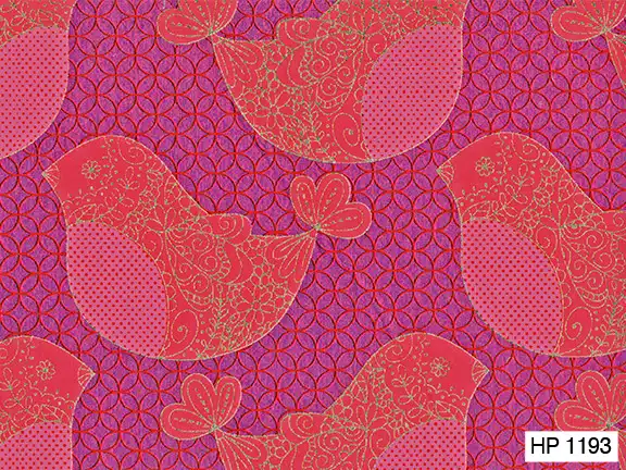 Screenprint Birdies – Pink