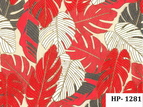 Screenprint Tropical – Red
