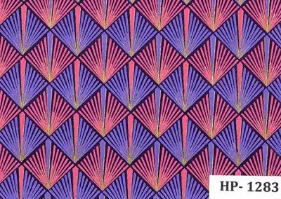 Screenprint Deco Palms – Purple