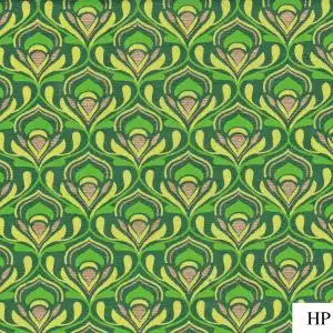Screenprint Nouveau - Dark Green