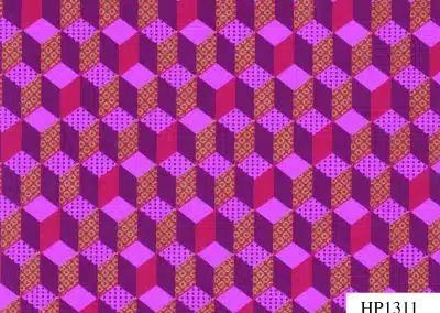 Screenprint 3D Blocks – Pink/Purple