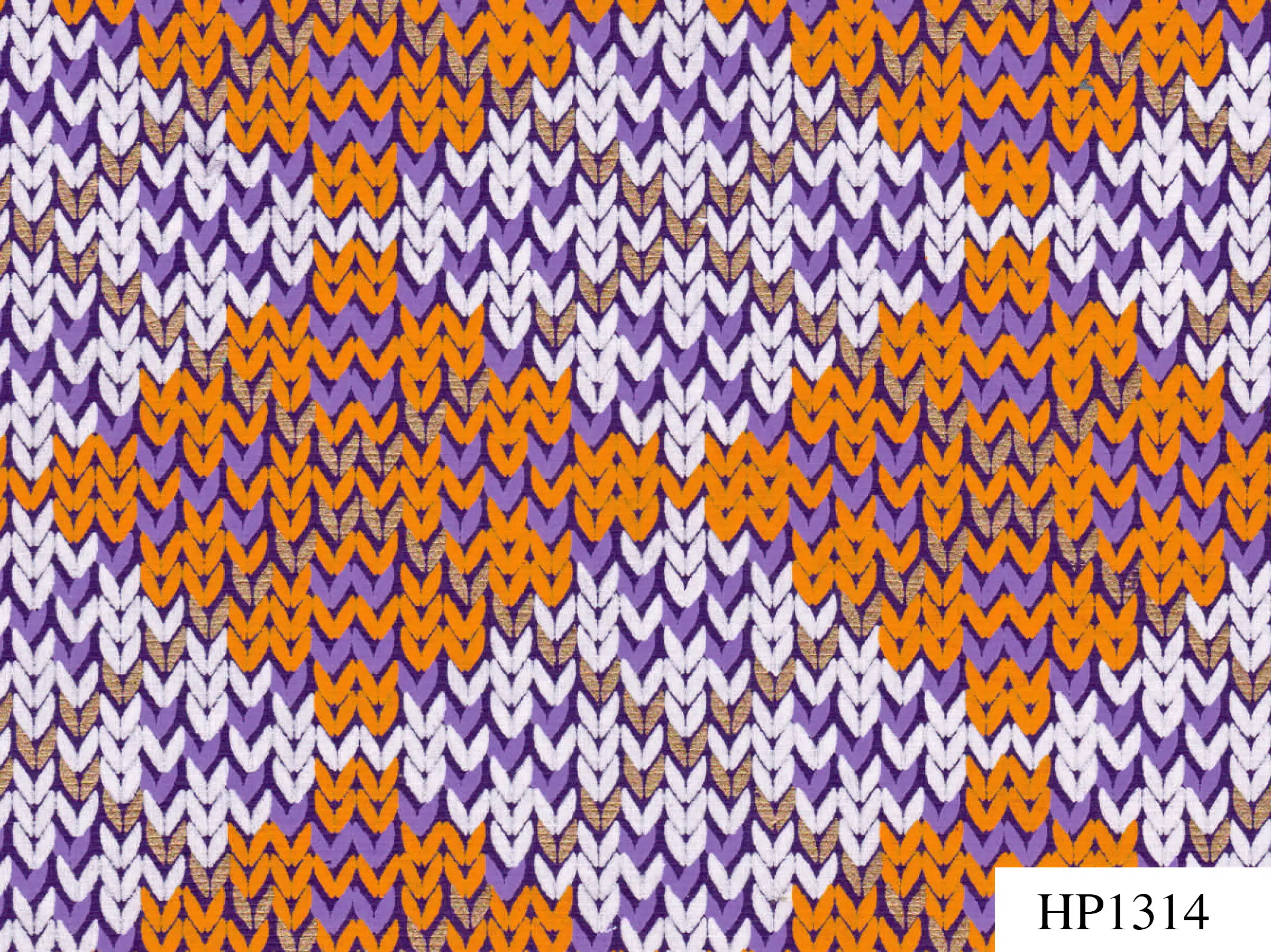 Screenprint Argyle – Dark Purple