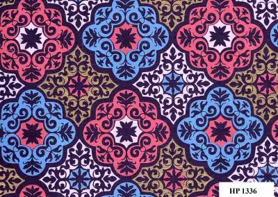 Screenprint Arabesque – Purple