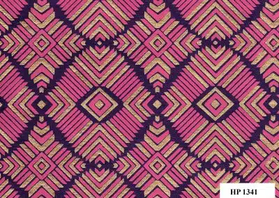 Screenprint Ornamental Diamonds – Purple