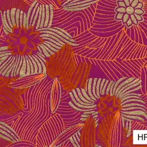 Velvet Floral-Hot Purple