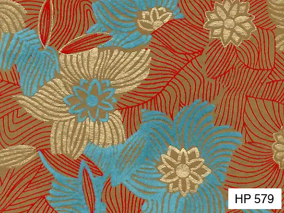 Velvet Floral-Turquoise Putty