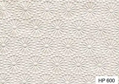 Metallic Embossed Circle-Ivory