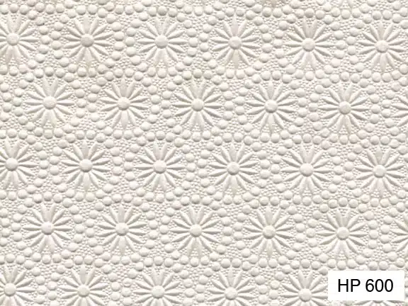 Metallic Embossed Circle-Ivory