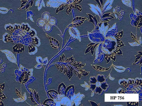 Screenprint Chameli – Dark Blue