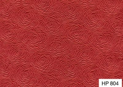 Embossed Cabbage Rose-Red