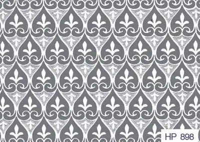 Screenprint Fleur de Spades  – Silver