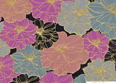 Screenprint Gardenias – Mauve