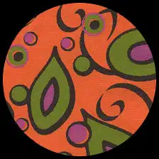 Picco Paisley-Tangerine