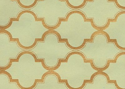 Moroccan-Gold on Celadon Green