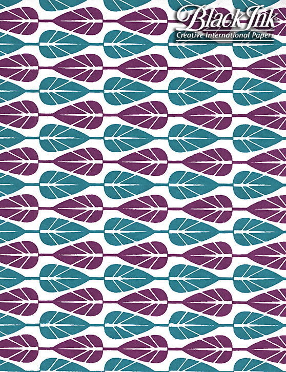 Paddle Leaf-Purple/Teal - Image 2