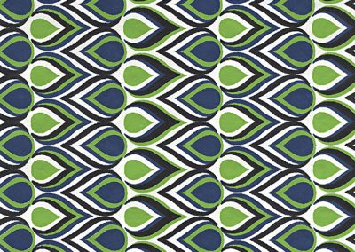 Teardrops-Lime/Black/Blue