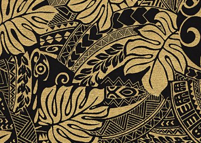 Jungle Leaves – Gold/Black